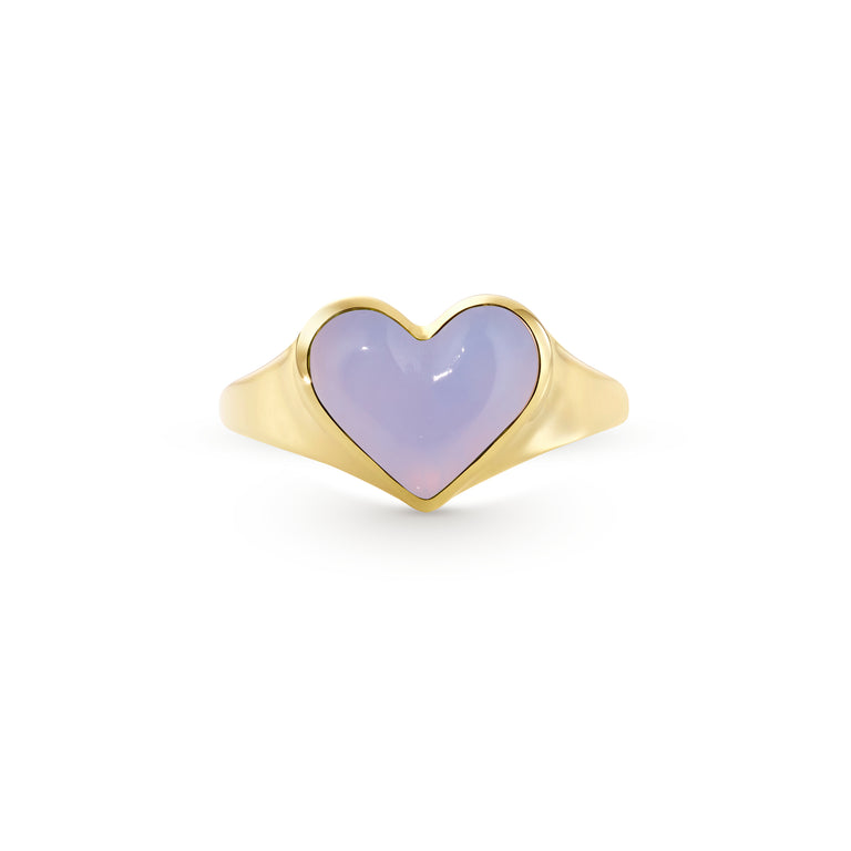 Love Lollipop Pinky – Yelllow Gold Lavender Chalcedony Love Lollipop Pinky – Yelllow Gold Lavender Chalcedony