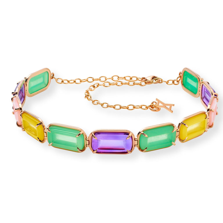 Rainbow Pfefferminz Choker Rainbow Pfefferminz Choker