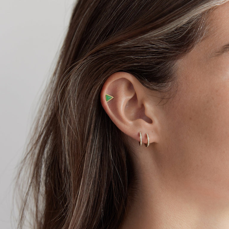 Micro Diamond Hoops Micro Diamond Hoops