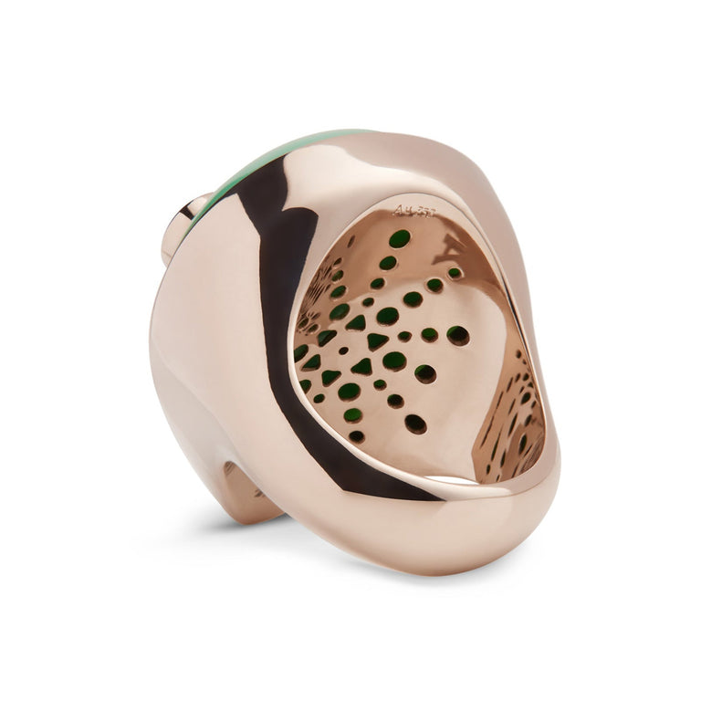 Alien Chrysoprase Ring – White Gold Chrysoprase Alien Chrysoprase Ring – White Gold Chrysoprase