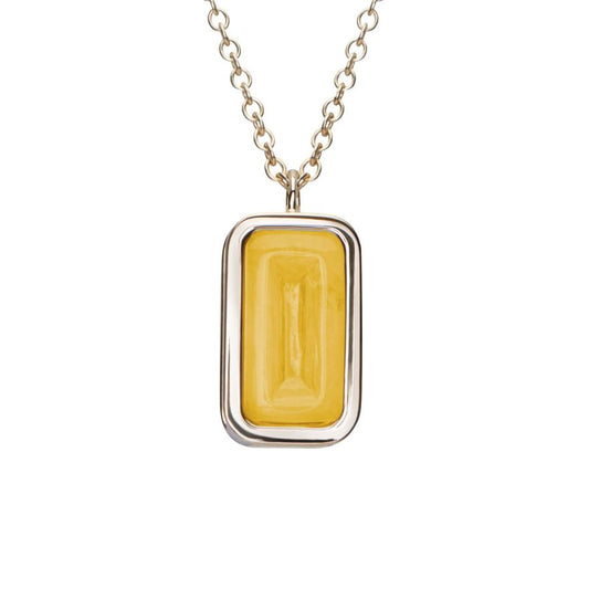 Pfefferminz-necklace-lemon-white-gold-with-yellow-agate
