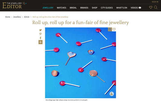 The Jewellery Editor, United Kingdom, December 2019, Sugar High