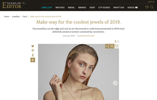 The Jewellery Editor, United Kingdom, January 2020, Sugar High