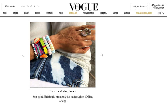 Vogue Paris, France, August 2018, Alien Ring
