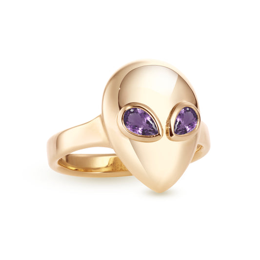 Alien-pinky-ring-yellow-gold-with-amethyst