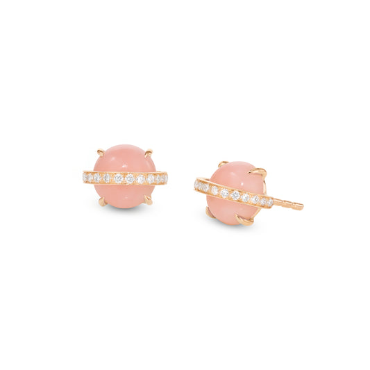 Saturn-studs-stoned-rose-gold-with-pink-opal-and-diamond