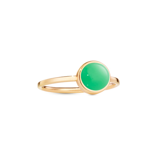 Circle-sticker-ring-yellow-gold-with-chrysoprase