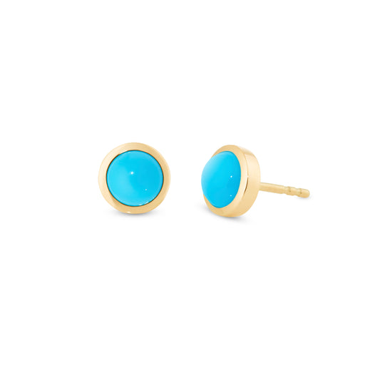Circle-sticker-studs-yellow-gold-with-turquoise