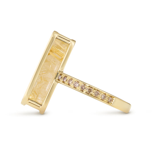 Pfefferminz-ring-pineapple-stoned-yellow-gold-with-rutilated-quartz-and-diamond