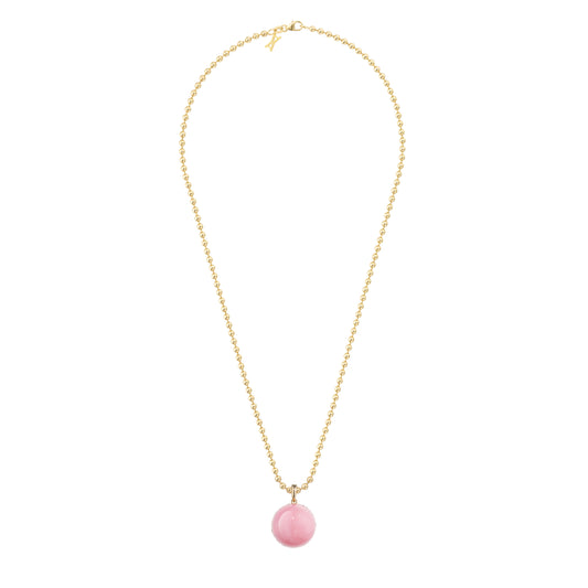 Bath-bubble-pendant-stoned-yellow-gold-with-pink-opal-and-amethyst