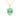 Chrysoprase Gold Alien Pendant