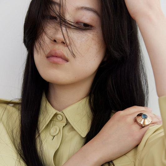 UFO-ring-rose-and-white-gold-with-tourmaline