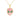 Pink Opal Gold Alien Pendant