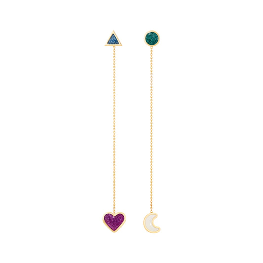 Sticker-chain-earrings-yellow-gold-with-enamel