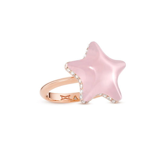 Starfish-bubble-mini-ring-stoned-rose-gold-with-rose-quartz-and-diamond