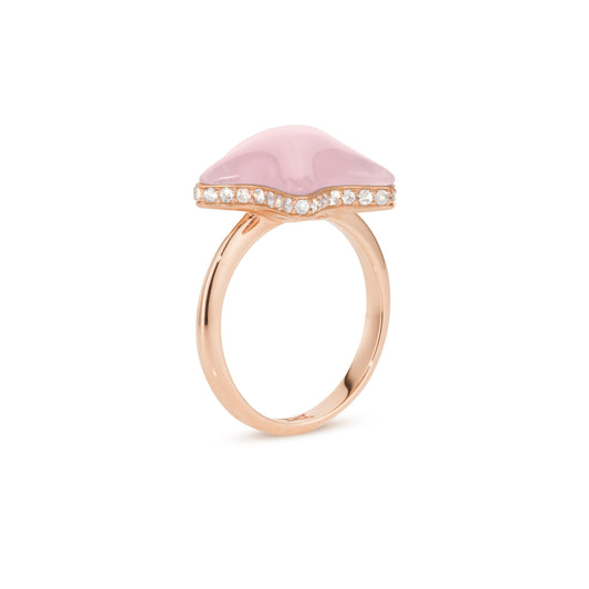 Starfish-bubble-mini-ring-stoned-rose-gold-with-rose-quartz-and-diamond