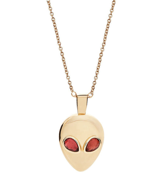 Alien-necklace-yellow-gold-with-pink-tourmaline