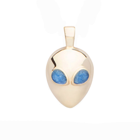 Alien-pendant-nightsky-yellow-gold-with-enamel