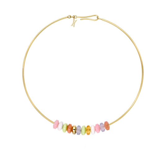Just-bead-it-choker-yellow-gold-with-multiple-candy-beads