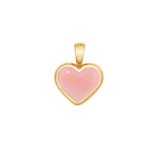 Love-sticker-charm-yellow-gold-with-pink-opal