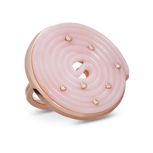 Licorice-ring-stoned-rose-gold-with-pink-opal-and-diamond