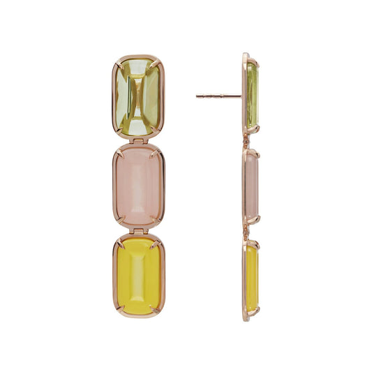 Mini-pfefferminz-earrings-rose-gold-with-peridot-pink-opal-and-yellow-agate
