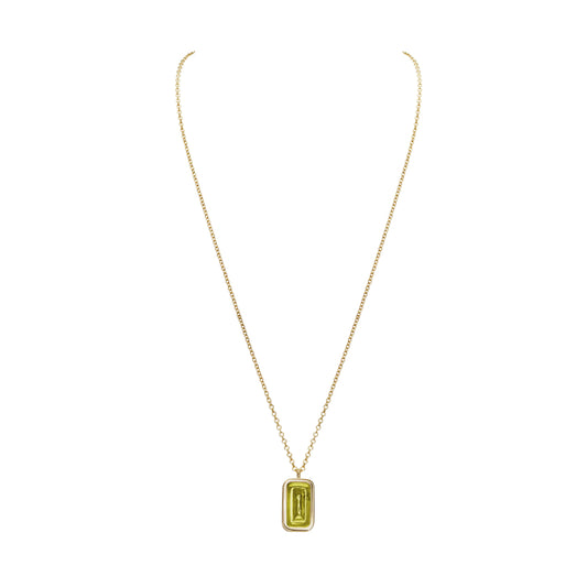 Pfefferminz-necklace-apple-yellow-gold-with-peridot