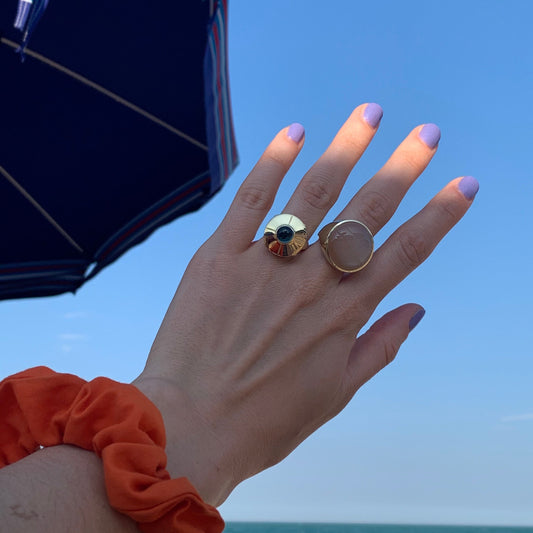 Micro-UFO-ring-rose-gold-with-rubellite-diamond